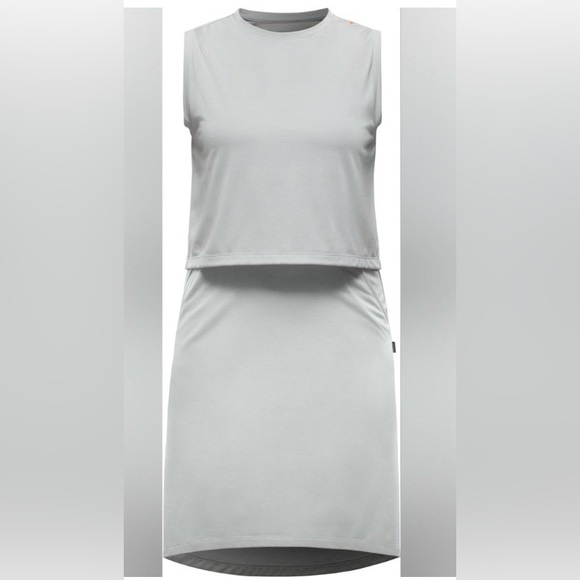 Orage Light Blue Sleeveless Layered Cat Track Dress Size M - Picture 17 of 17